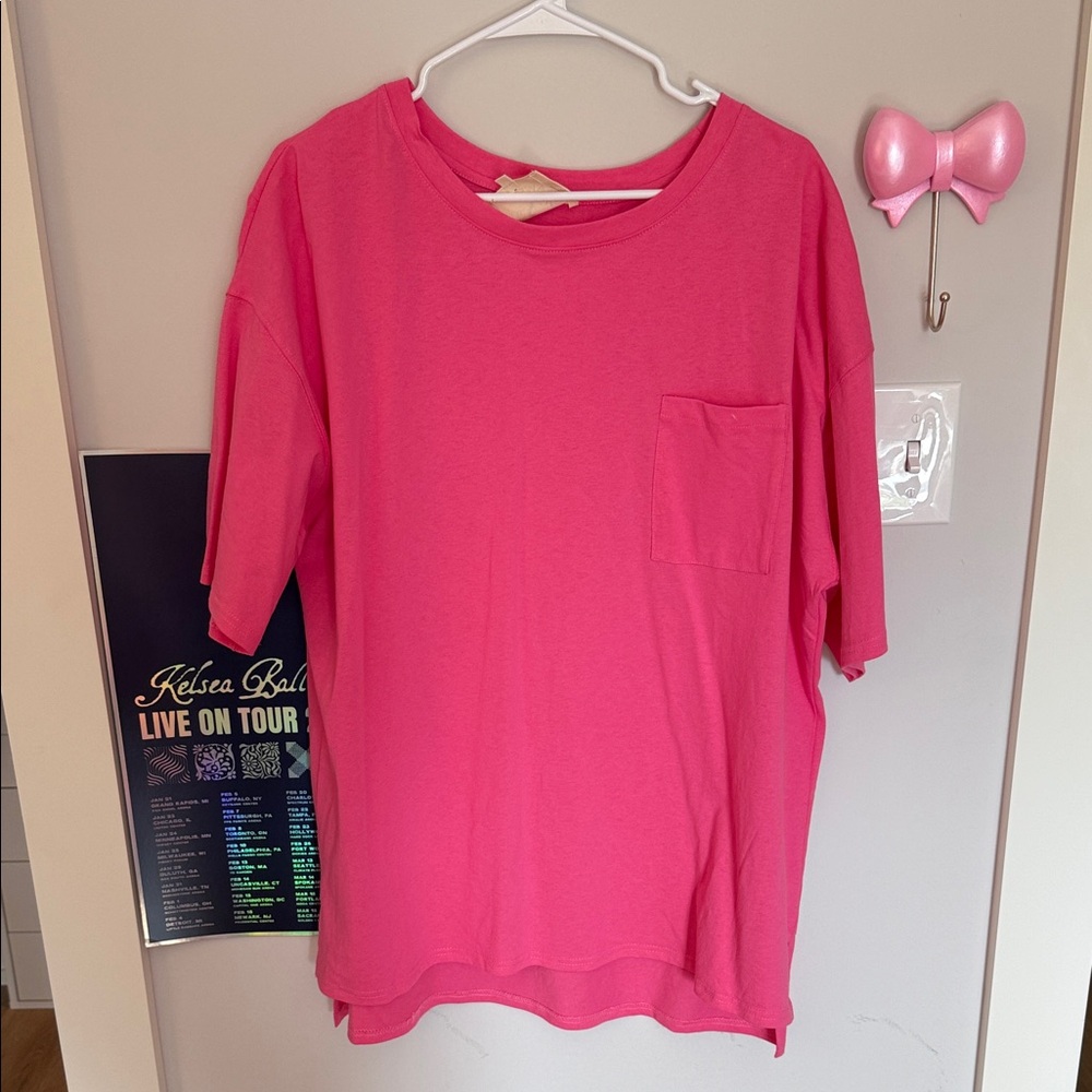 Fantastic fawn hot pink w/ star fringe